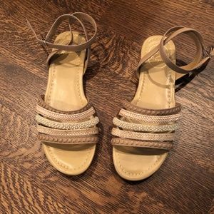 Jack Rogers Hannah Braided Flat Sandal, Size 9